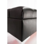 Kufer Pikowany CHESTERFIELD Eko-Skóra Czarna / Model  Q-3 Rozmiary od 50 cm do 200 cm